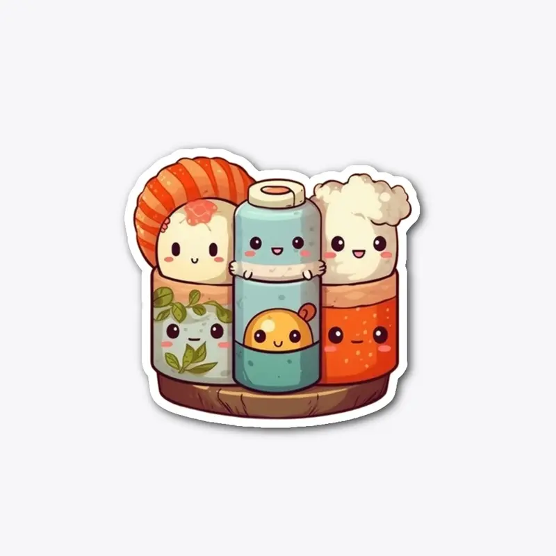 Kawaii Sushi Friends